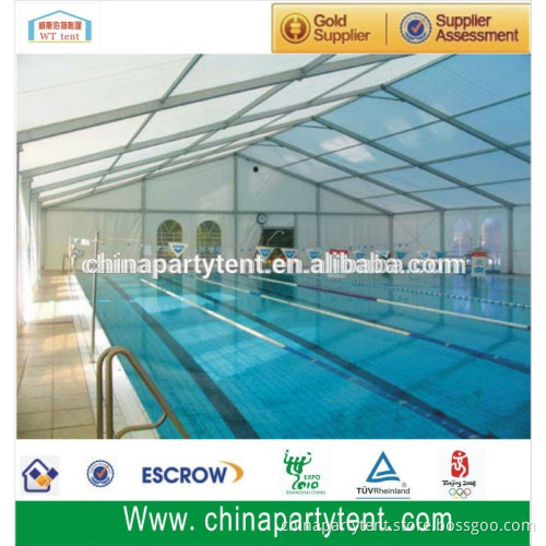 large PVC swimming pool tent